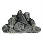 Камень для бани и сауны Габбро-диабаз шлифованный, 20 кг