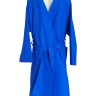Men's waffle robe "Kimono", blue